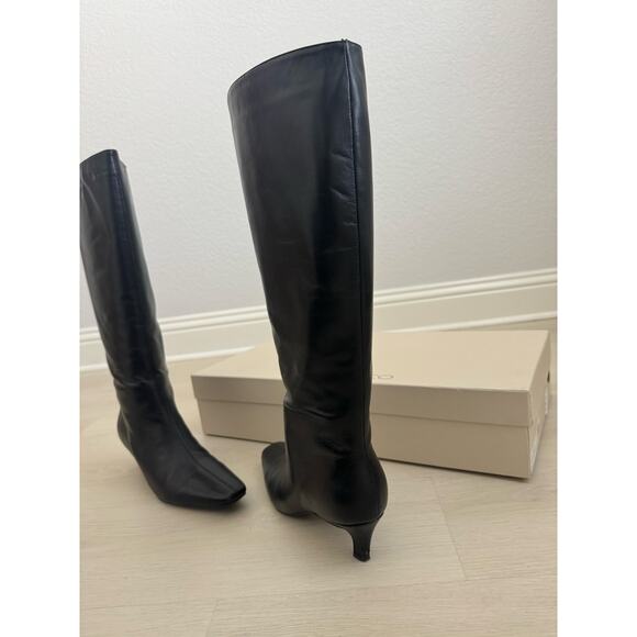 Tony Bianco Vixon Heeled Boot in Black Venice - Picture 4 of 13